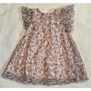 Pippa and Julie Baby Girl Pink Floral Toddler Girl's Dress Size 2T